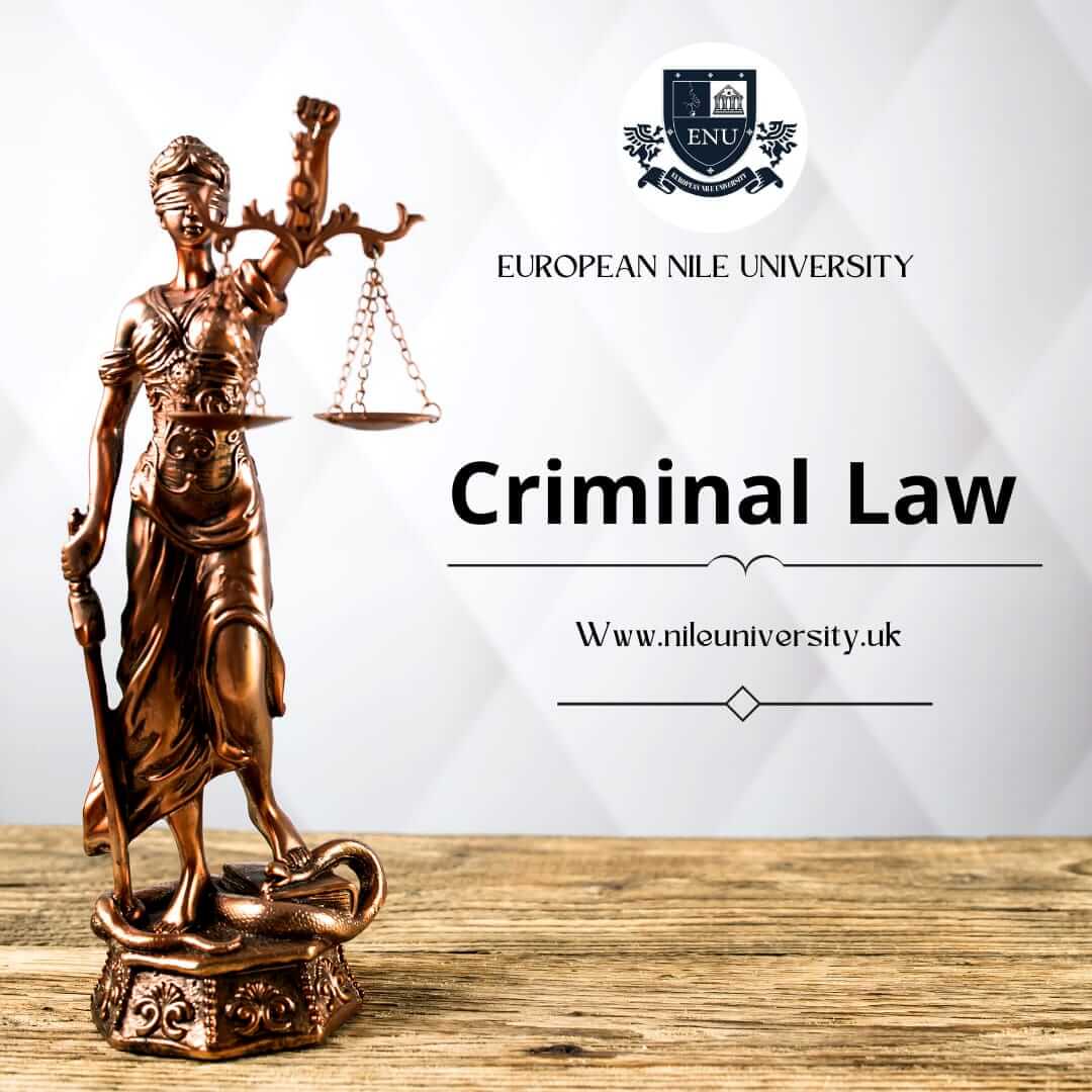 Department of Law - Criminal Law